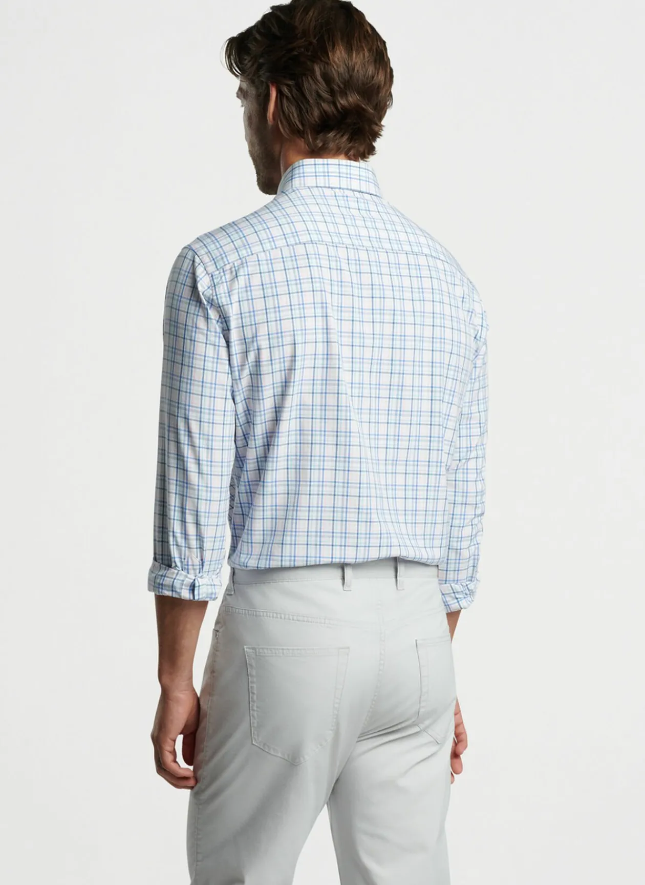 Peter Millar Sport Shirts|Roxbury Performance Poplin Sport Shirt