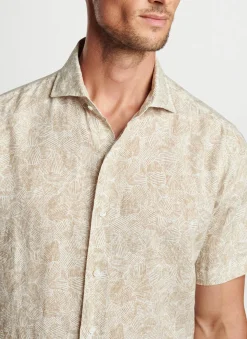 Peter Millar Sport Shirts|Sacha Linen Sport Shirt
