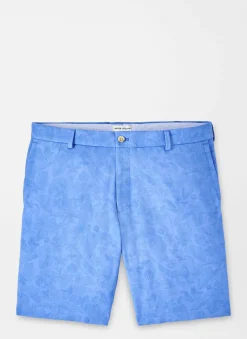Peter Millar Shorts|Salem Shadow Stripe Floral Performance Short