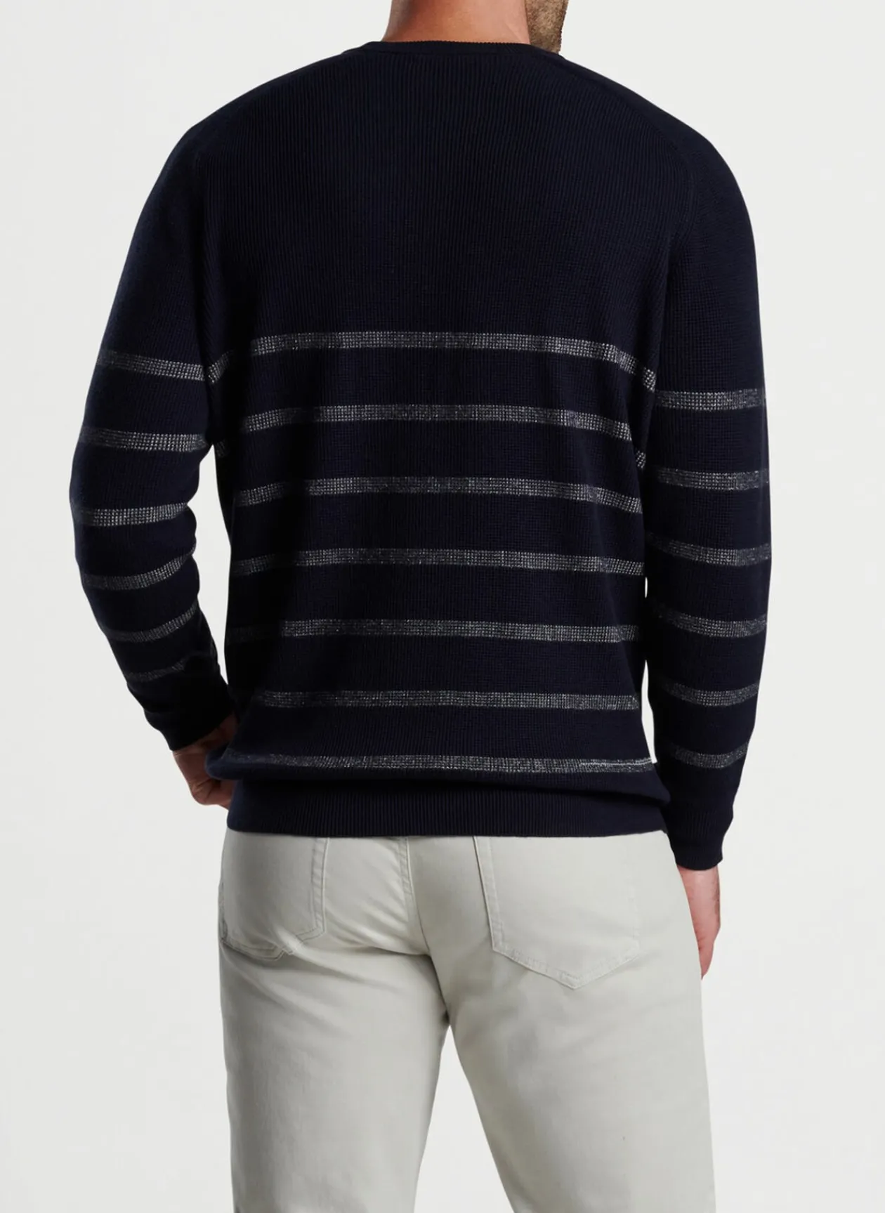 Peter Millar Sweaters|Sampson Striped Crewneck Sweater