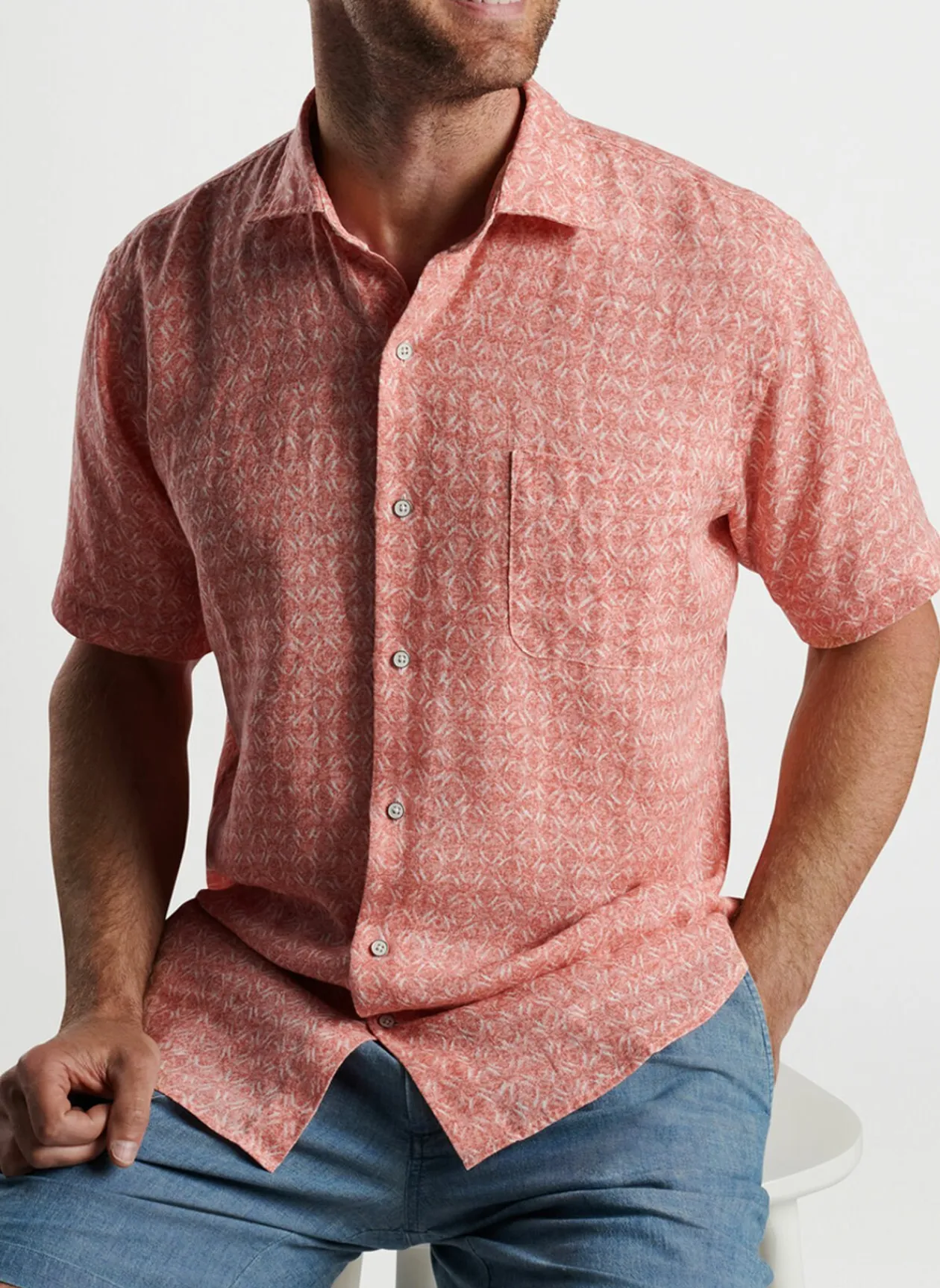Peter Millar Sport Shirts|Sandblast Linen Sport Shirt