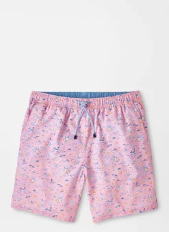 Peter Millar Swim Trunks|Shark Sighting Swim Trunk