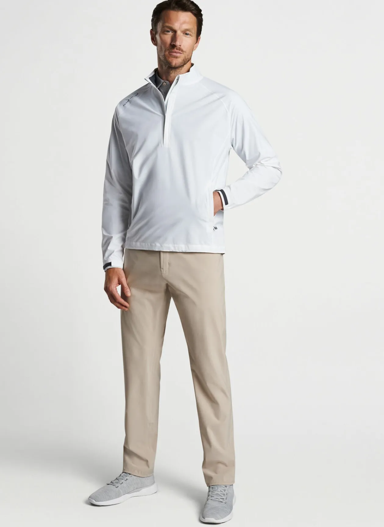 Peter Millar Performance Rain Gear|Shield Half-Zip Rain Shell