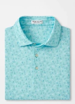 Peter Millar Sun Protection Apparel|Show Me The Way Performance Jersey Polo