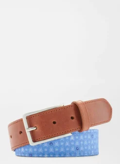 Peter Millar Belts|Skull In One Printed Belt