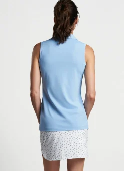 Peter Millar Polos & Shirts|Sleeveless Banded Button Polo