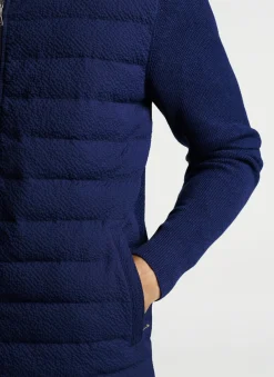 Peter Millar Jackets & Coats|Smith Hybrid Seersucker Sweater Jacket