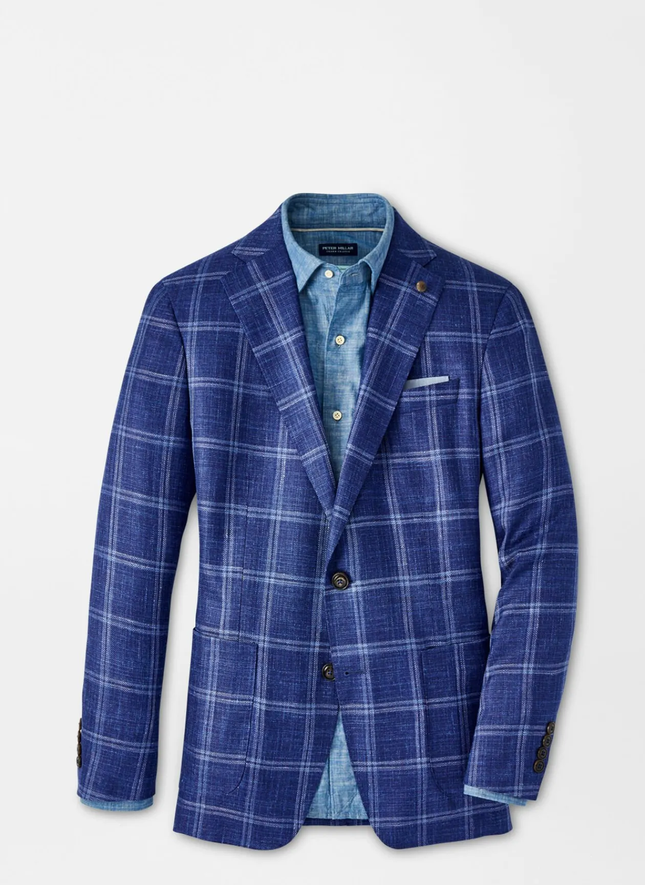 Peter Millar Sport Coats|Sola Windowpane Soft Jacket