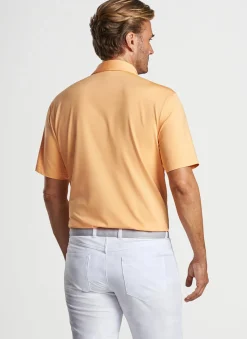 Peter Millar Polos|Solid Performance Jersey Polo (Sean Self Collar)