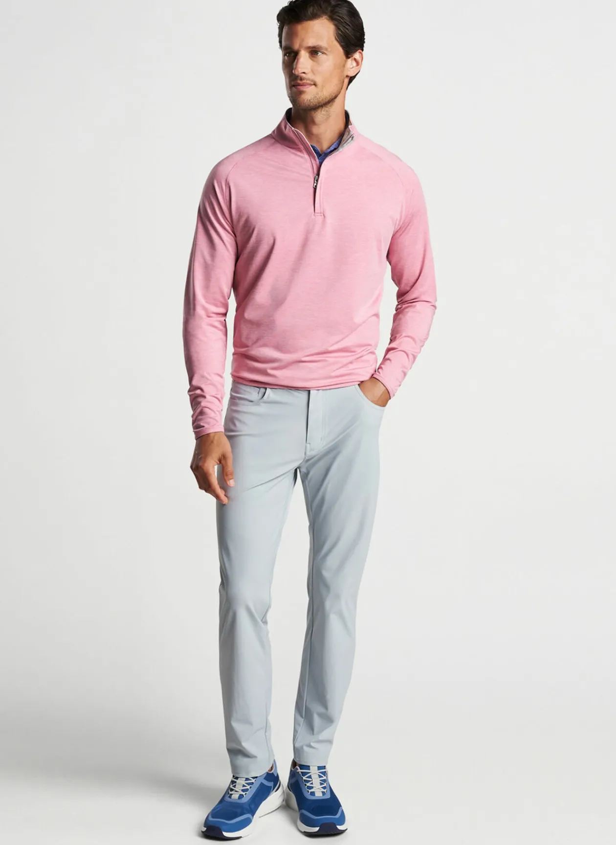 Peter Millar Sun Protection Apparel|Stealth Performance Quarter-Zip