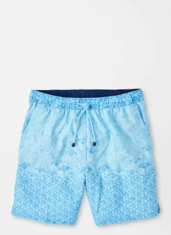 Peter Millar Swim Trunks|Stingray Scatter Swim Trunk