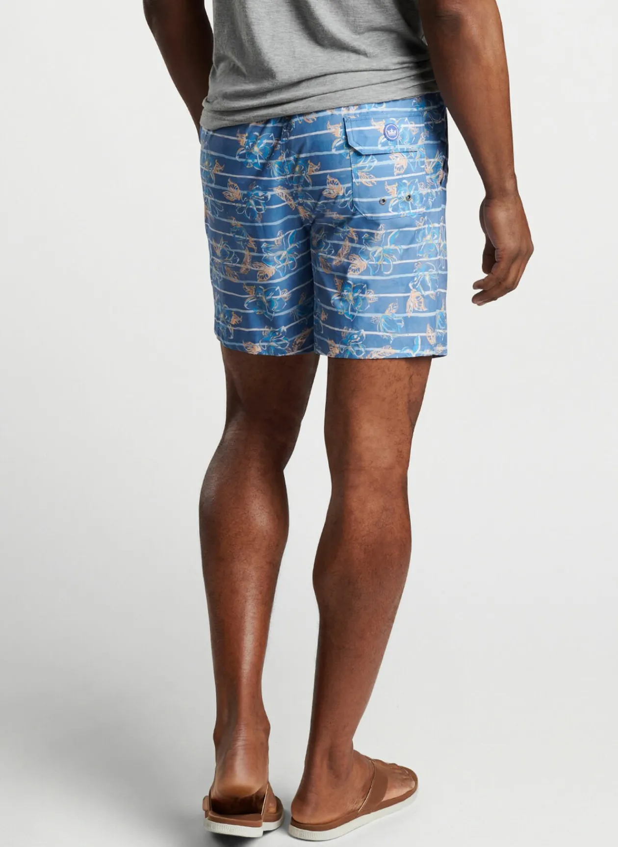 Peter Millar Swim Trunks|Surf'S Up Striped Swim Trunk