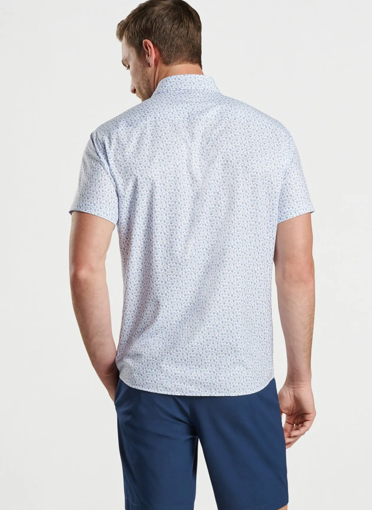 Peter Millar Sport Shirts|Tee Club Performance Poplin Sport Shirt