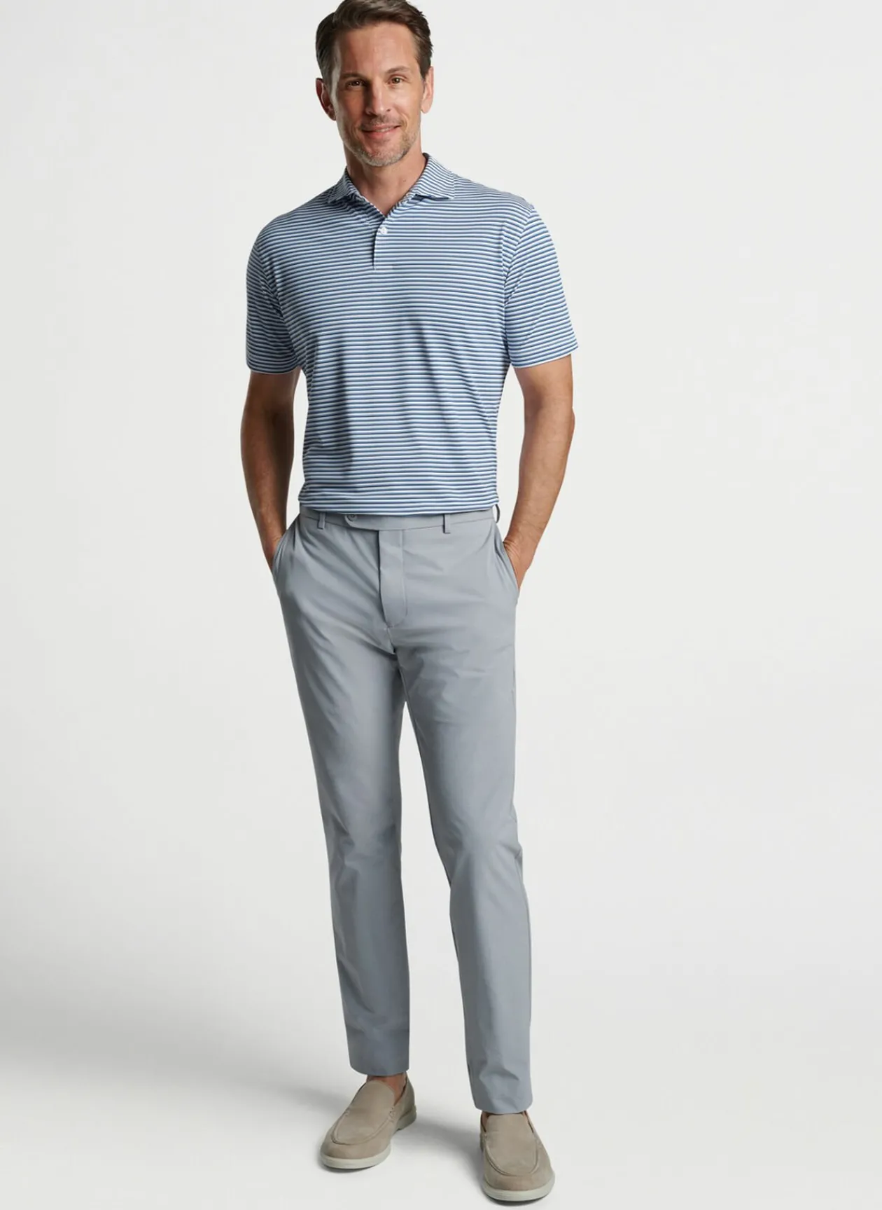 Peter Millar Polos|Tempo Performance Mesh Polo