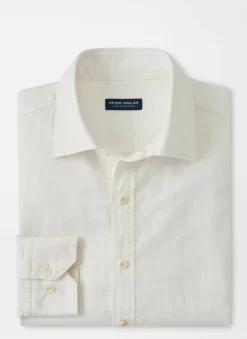 Peter Millar Sport Shirts|Teo Cotton Linen Blend Sport Shirt