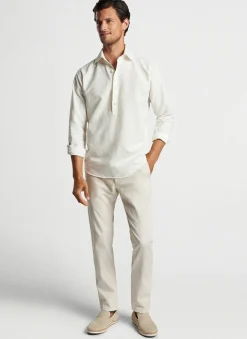 Peter Millar Sport Shirts|Teo Cotton Linen Blend Sport Shirt