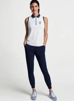 Peter Millar U.S. Open Women'S|124Th U.S. Open Chrissie Sleeveless Polo