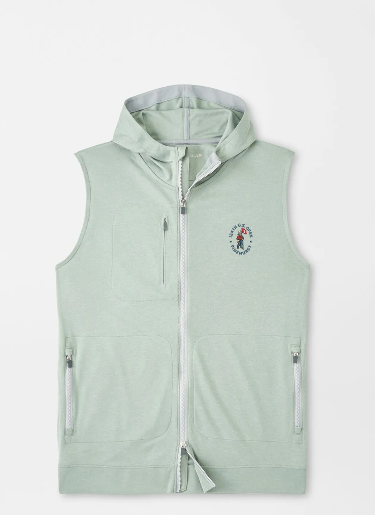 Peter Millar U.S. Open Men'S|124Th U.S. Open Cloudglow Performance Hoodie Vest