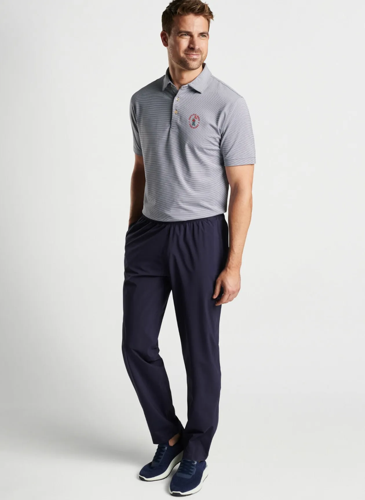 Peter Millar U.S. Open Men'S|124Th U.S. Open Jubilee Stripe Performance Polo