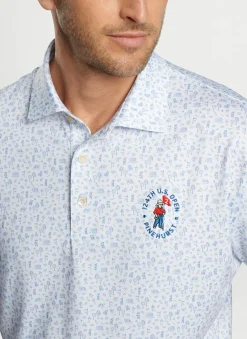 Peter Millar Polos|124Th U.S. Open Performance Jersey Polo
