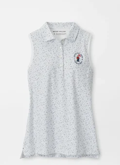Peter Millar U.S. Open Women'S|124Th U.S. Open Women'S Sleeveless Button Polo
