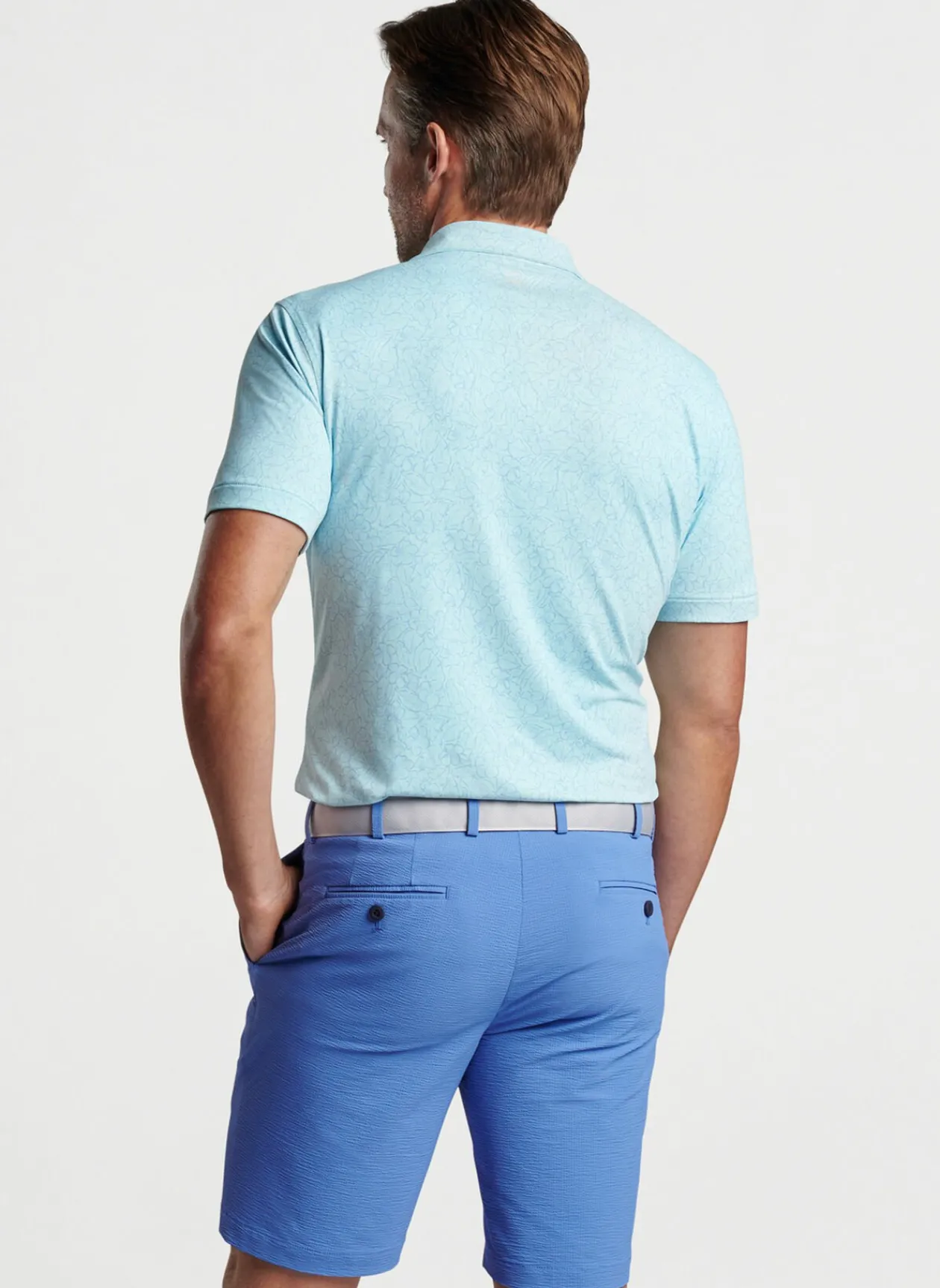 Peter Millar Polos|Trellis Performance Jersey Polo