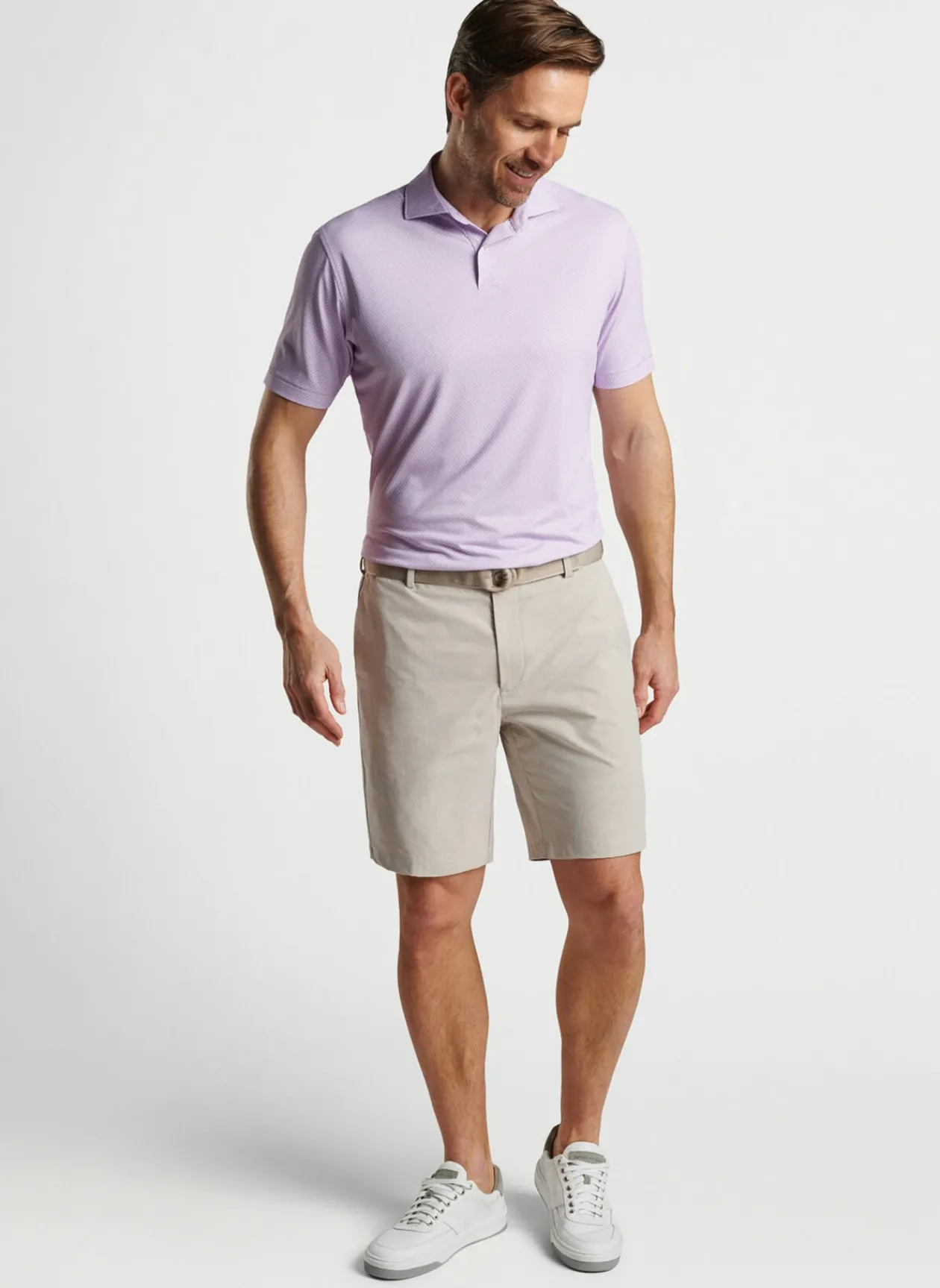 Peter Millar Polos|Van Alen Geo Performance Jersey Polo