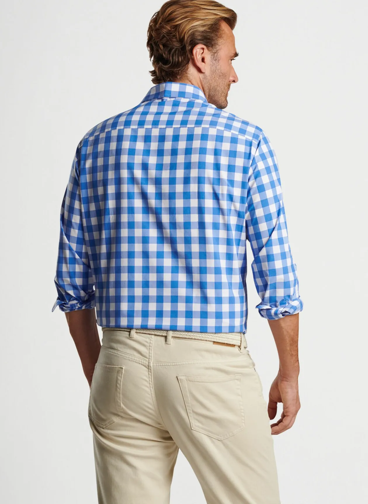 Peter Millar Sport Shirts|Van Ness Performance Poplin Sport Shirt