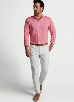 Peter Millar Sport Shirts|Veneto Linen Sport Shirt