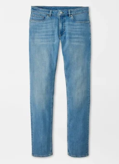 Peter Millar Pants|Vintage Washed Five-Pocket Denim