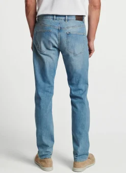 Peter Millar Pants|Vintage Washed Five-Pocket Denim