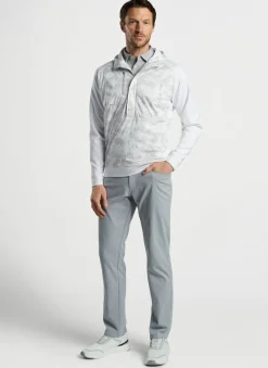 Peter Millar Pullovers & Hoodies|Weld Brushstroke Camo Half Snap Hoodie