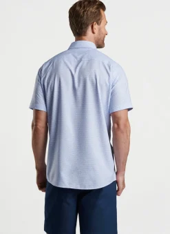 Peter Millar Sport Shirts|Wine Flight Performance Poplin Sport Shirt