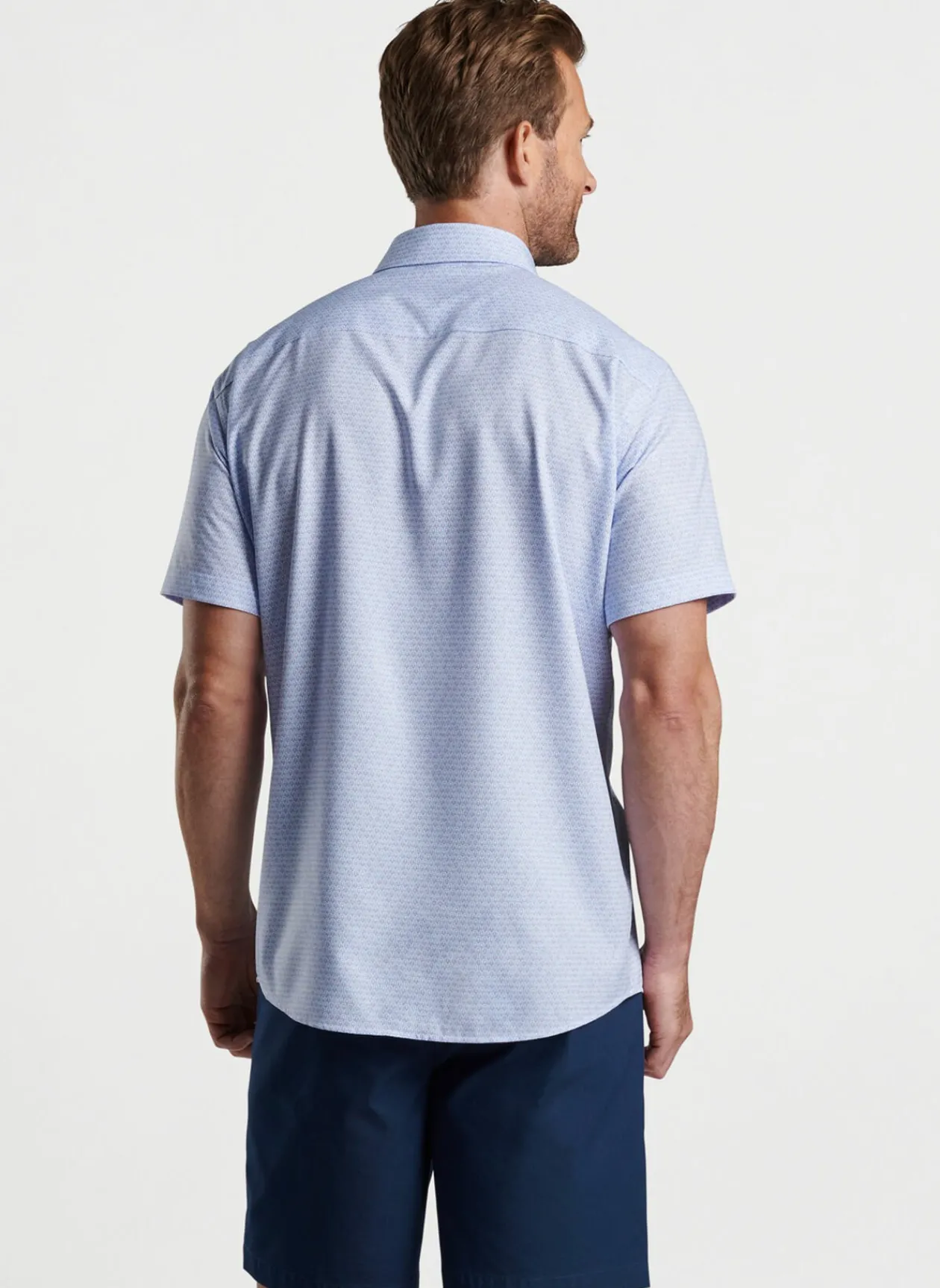 Peter Millar Sport Shirts|Wine Flight Performance Poplin Sport Shirt