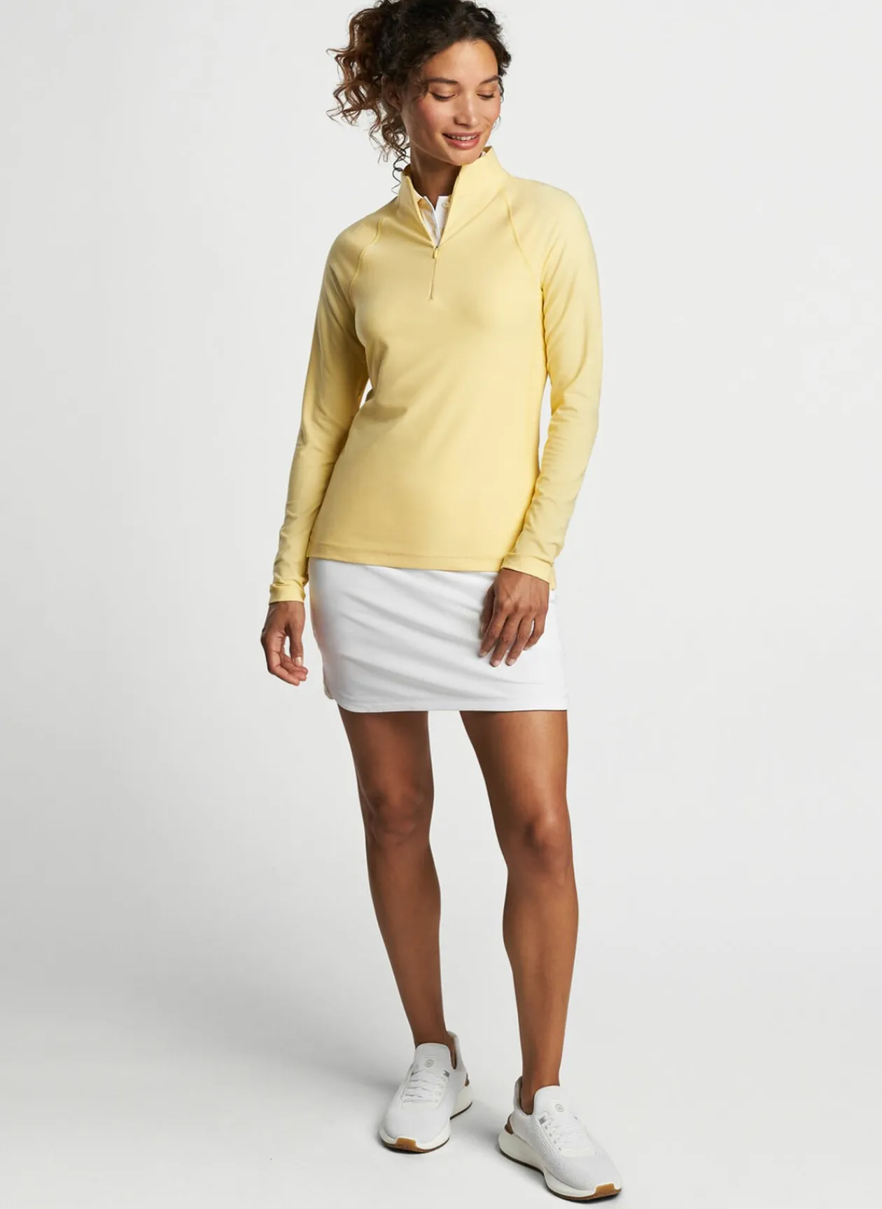 Peter Millar Pullovers & Layers|Women'S Melange Raglan-Sleeve Perth Layer