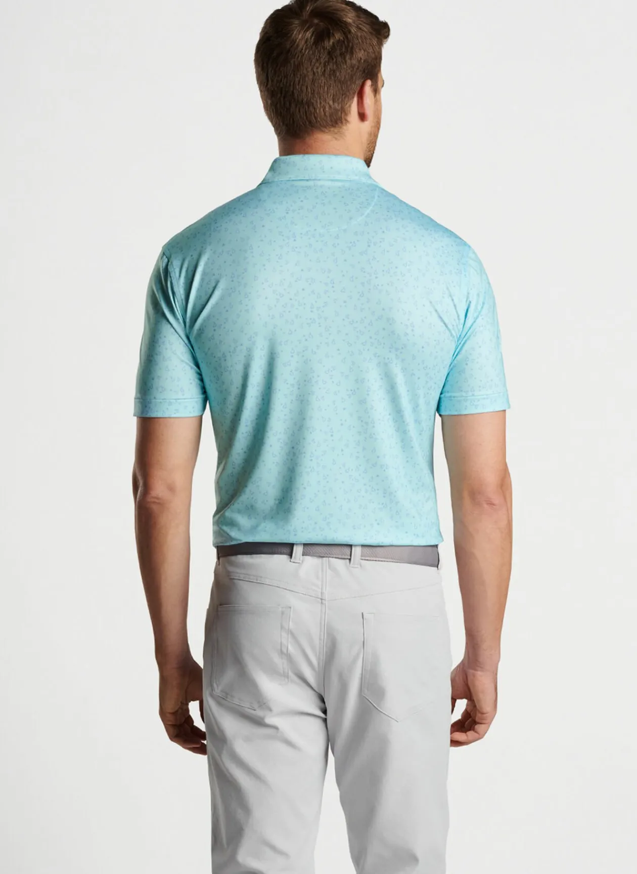 Peter Millar Sun Protection Apparel|Worth A Shot Performance Jersey Polo